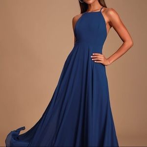Mythical kind of Love Navy Maxi Dress